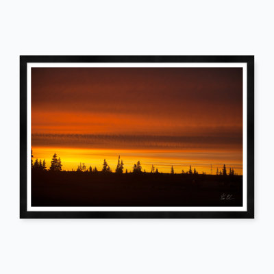 Sunset Clouds - Photographie avec cadre photo
