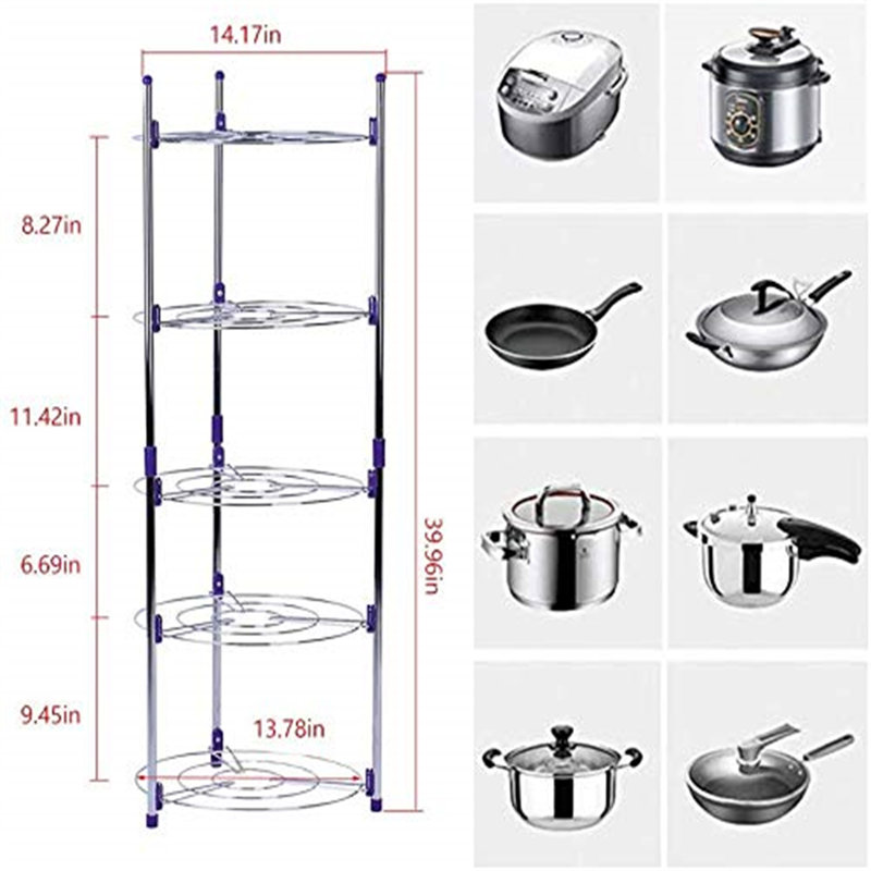 Iron Free Standing Pot Rack