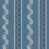 Lady Charlotte Botanic Stripe 10' L x 24" W Peel and Stick Wallpaper Roll
