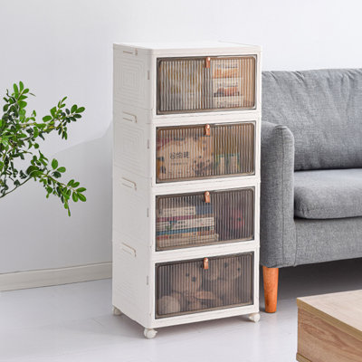 4 Pair Shoe Storage