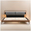 Lit moderne avec 2 lumières de nuit-390998268