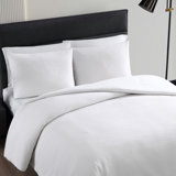 Waffle Pique Standard Cotton Reversible 3 Piece Comforter Set