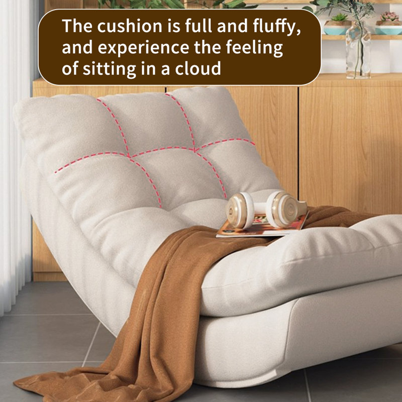 Chaise berçante ergonomique décontractée Living Room, Beige