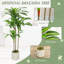 HOMCOM 120cm Artificial Dracaena Tree with Bendable Trunks for Home Decor