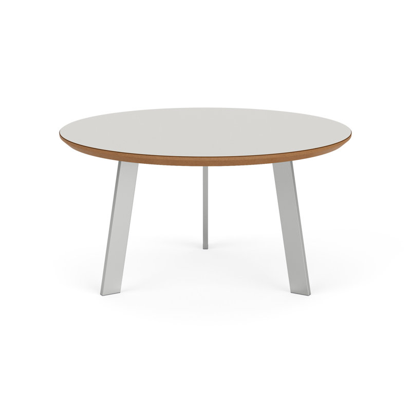 Table de bout Waterfall, Gris Folkstone, Argent