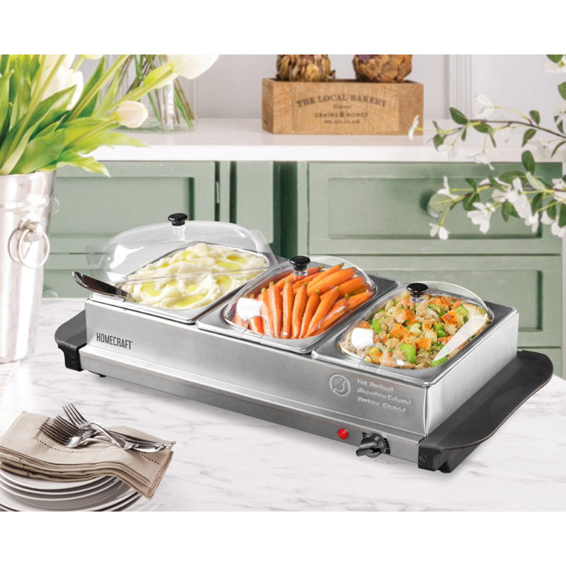 HomeCraft Stainless Steel Marmite/Soup Chafer Buffet Accessory