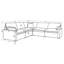 Canapé modulaire inclinable électrique brun chocolat 5 pièces Collins-916390573