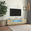 Meuble télé Meuble télé Console console télé avec lumières DEL-1308657839