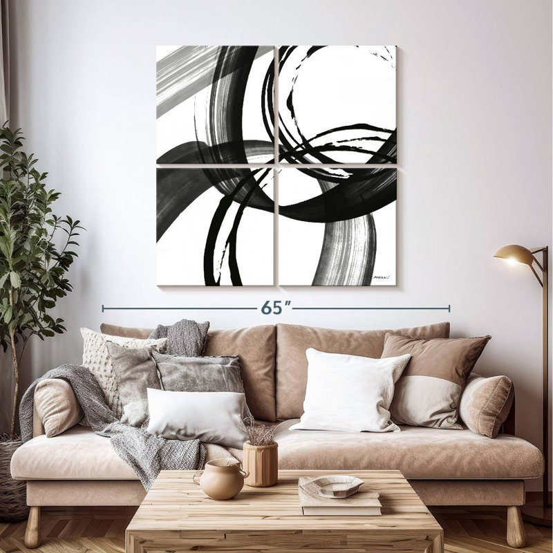 Avery Black And White Pop II, 45" H x 45" W