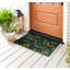 Non-Slip Floral Outdoor Doormat