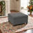 Tufted Upholstered Fabric Storage Ottoman With Birch Wood Legs-429203503