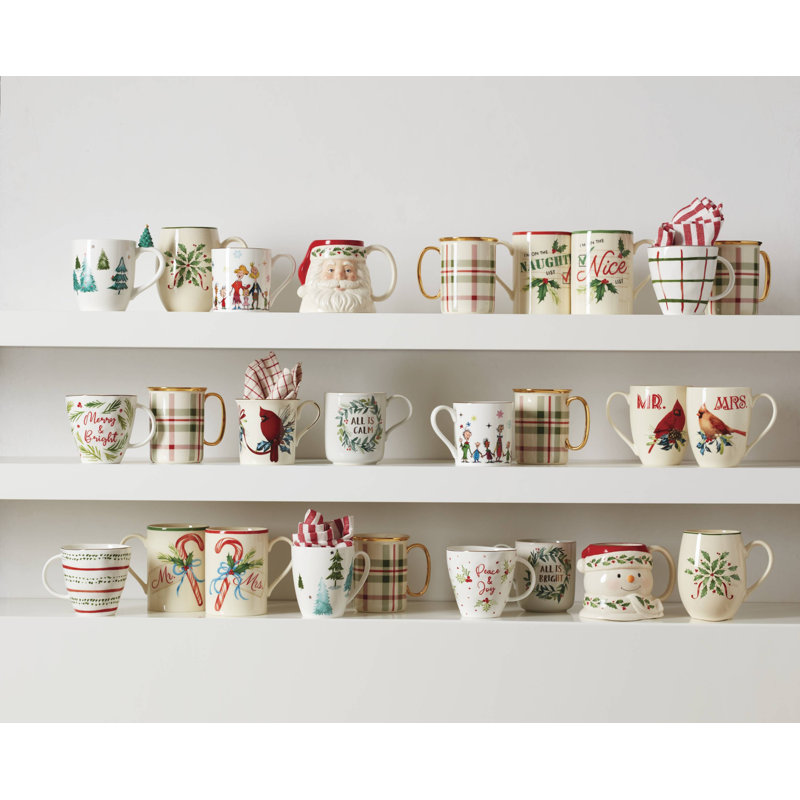 Merry Grinchmas Mugs, Set Of 4