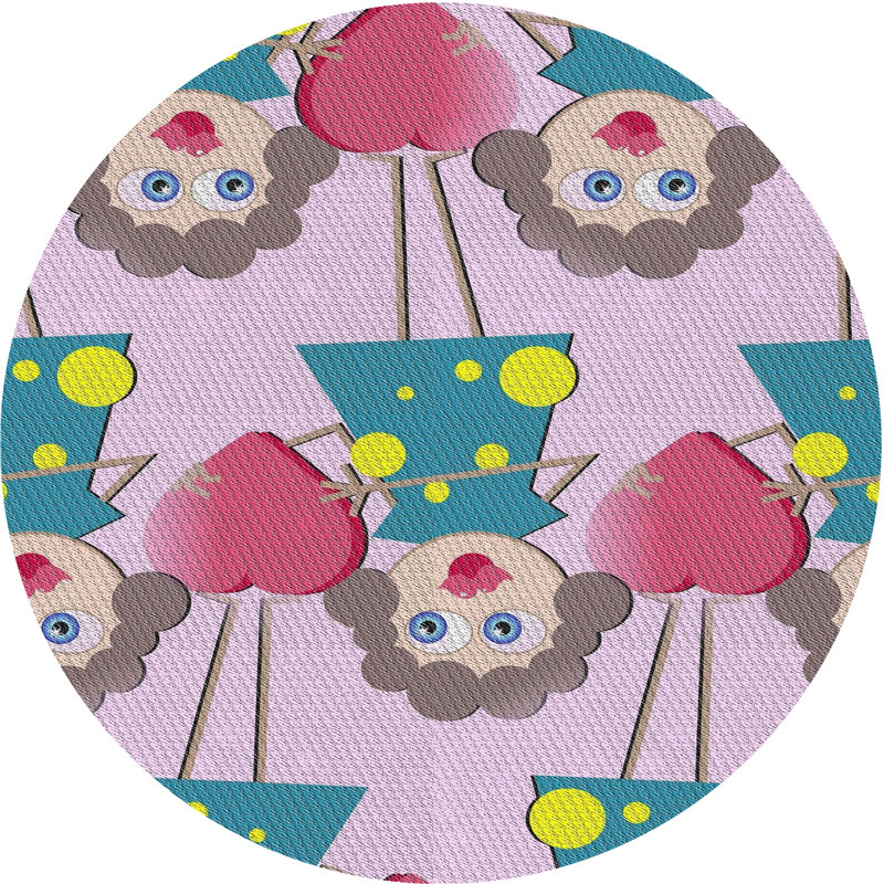Pickard Indoor Rug, Round 7'
