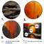 Orange Tunnel abstrait portail mixte II - art mural encadré Tunnels-124643969-124643968