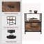 Chorley 1 Drawer Fabric Drawer Chest, Rustic Brown, UKFR Certified