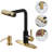 Single-Handle High Arc Kitchen Faucet with Pull Down Sprayer and Soap Dispenser-104901989