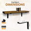 Gokmen Wood Floating Shelf-671271331-671271354