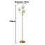 Kota 168cm Brushed Brass Tree Floor Lamp