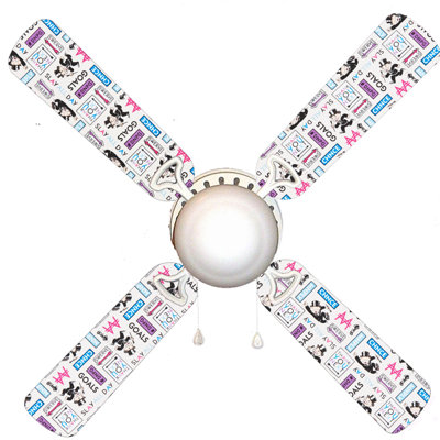 Ventilateur de plafond 4 pales 42 "