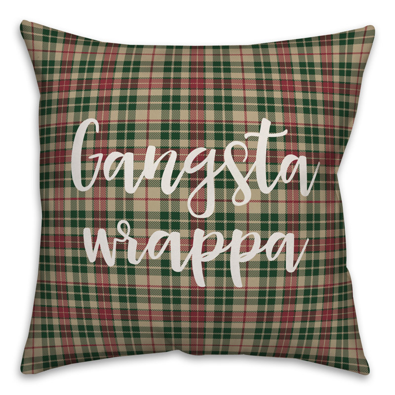 Plaid Throw Pillow, Pillow Cover