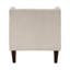 Chaise en velours côtelé taupe avec coussins de siège réversibles et hauteur de 19 po-1411797534