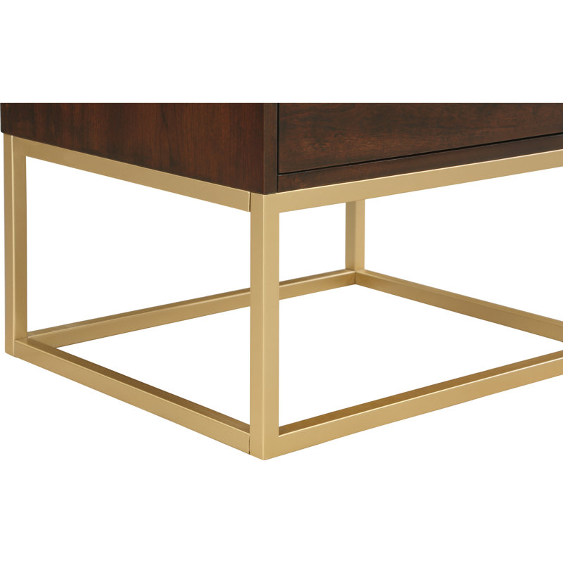Maxine 2 - Drawer Nightstand, Brown