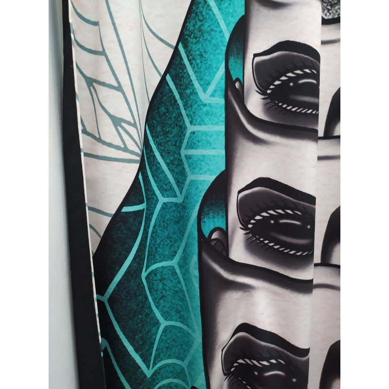 Velvet Blackout Curtain Panel Pair, 148 W x 200 D cm