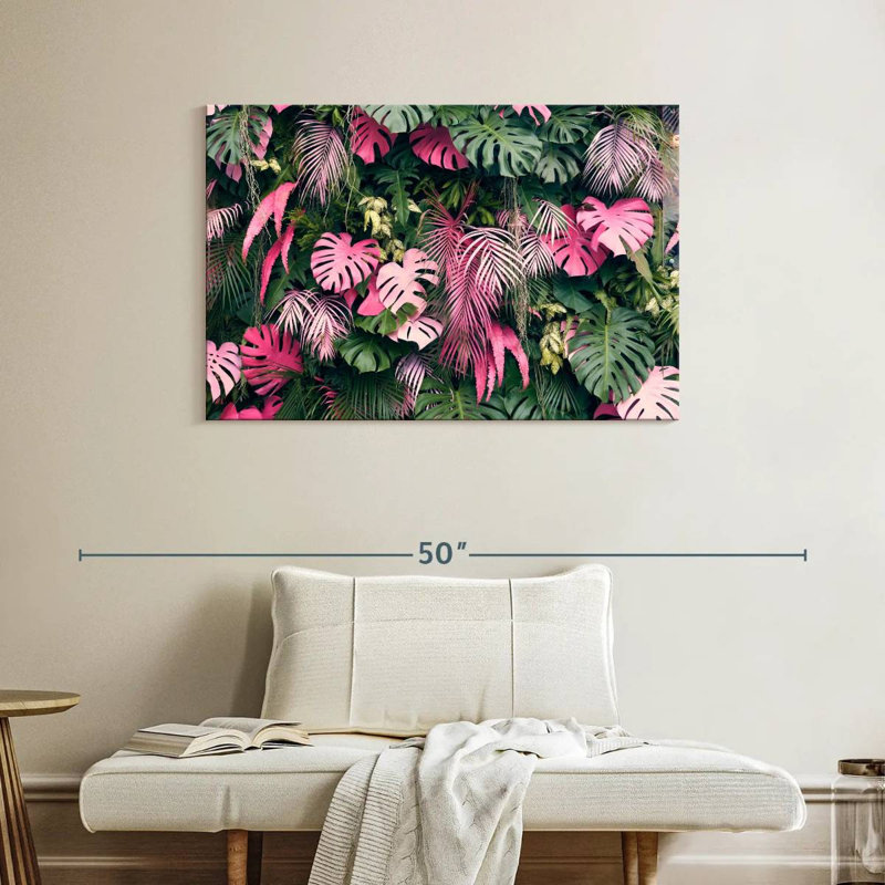 Harnek rose d'été Monstera, H 26 po x l 39 po