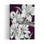 Evening Blooms Contemporary Abstract Nature Wall Art Print 1 Piece Wrapped Canvas Wall Art-162623362