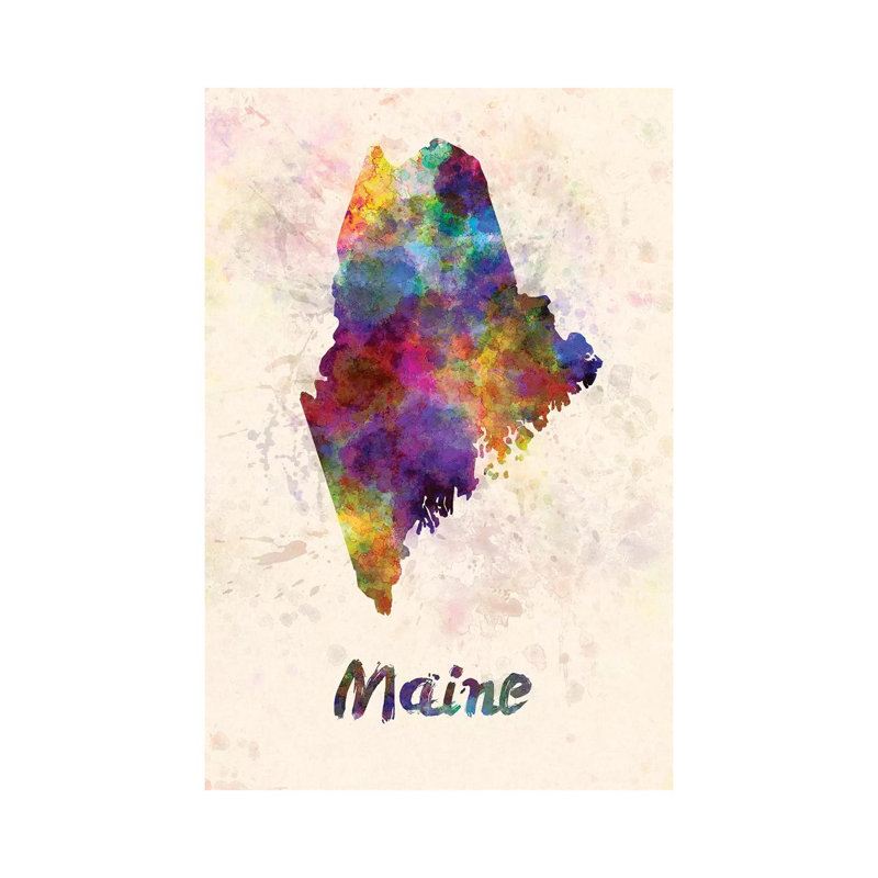 «Maine» par Paul Rommer, impression sur toile tendue, H 40 po x l 26 po x P 1,5 po