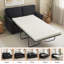 Futon de canapé-lit convertible 3-en-1 avec matelas 57 pouces de large convertible 57 po-1139733114