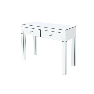 Mirror Desktop Dressing Table, 2 Drawer Dressing Table, Suitable Home Offices