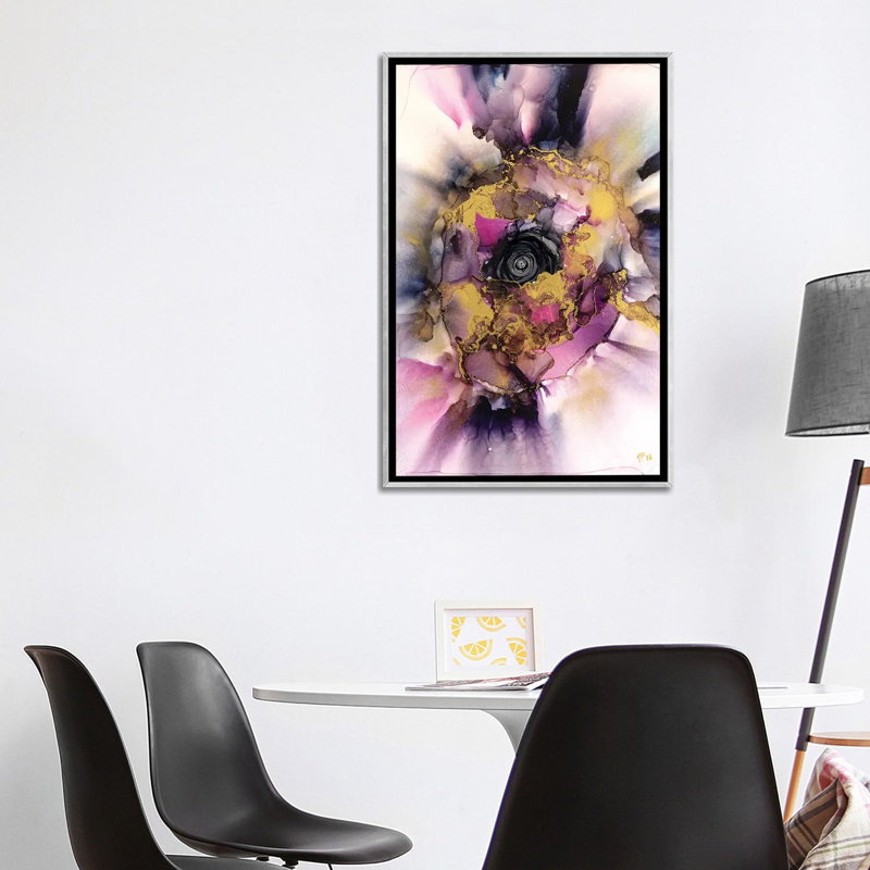 The Daydream by Jamie Pomeranz - Painting, Silver Framed, No Mat, 40" H x 26" W x 1.5" D