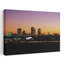 Buildings lit up at dusk Fort Worth Texas USA 1 Piece Wrapped Canvas Wall Art-1496800632