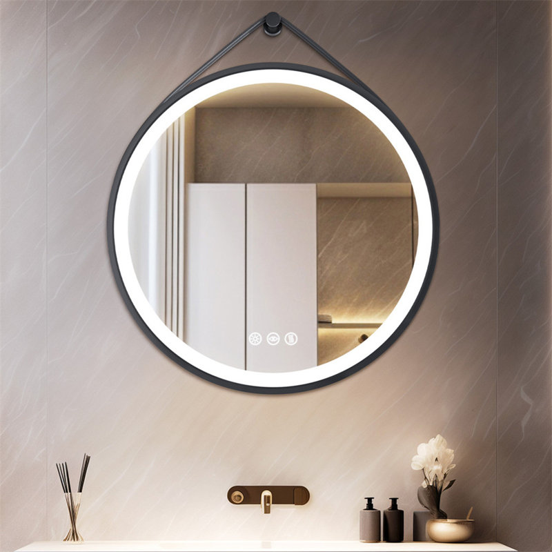 Darita Aluminium Round Mirror, 70cm x 70cm