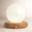 Reve Solid Wood Globe Lamp