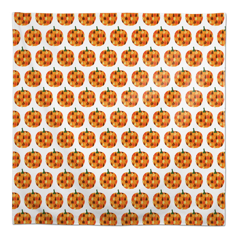 Nappe géométrique en coton Tenley 100%, L 58 po x l 58 po