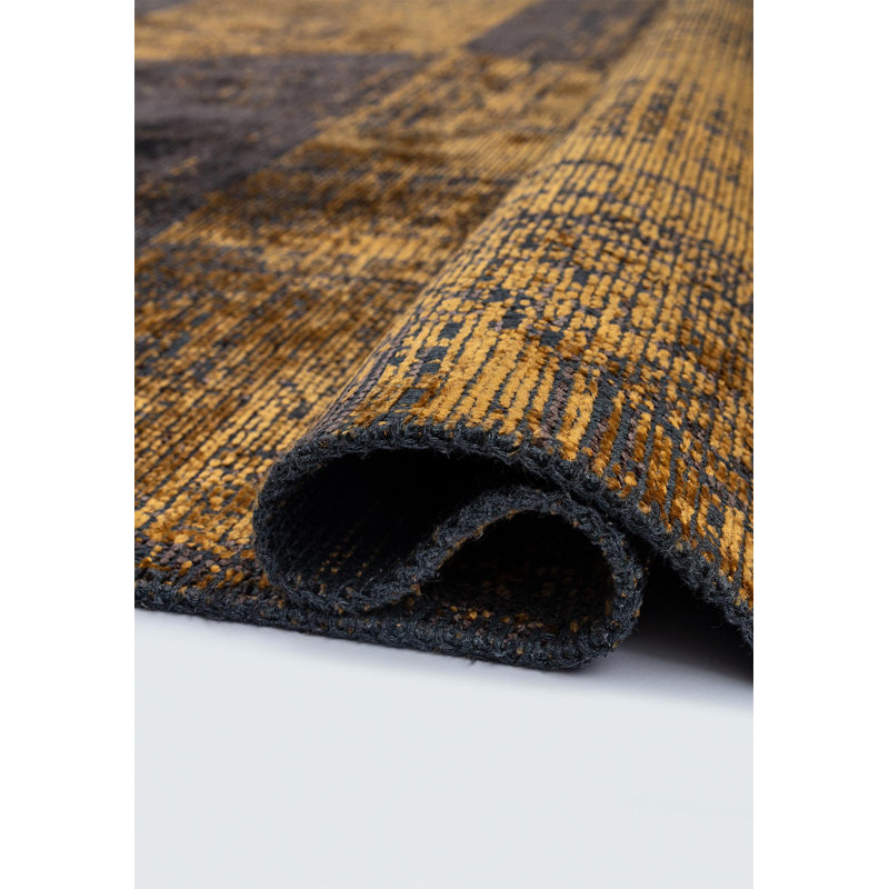 Amorim Geometric Hand Loom Indoor / Outdoor Area Rug, Rectangle 7'10.5" x 9'10.1"
