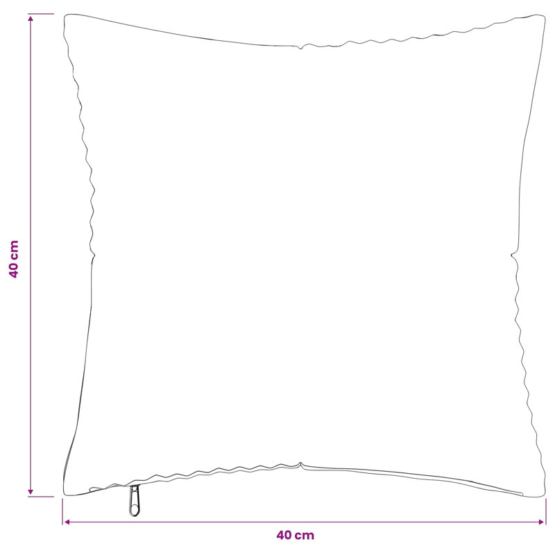 Cushion Cover, Square 40cm, Cream
