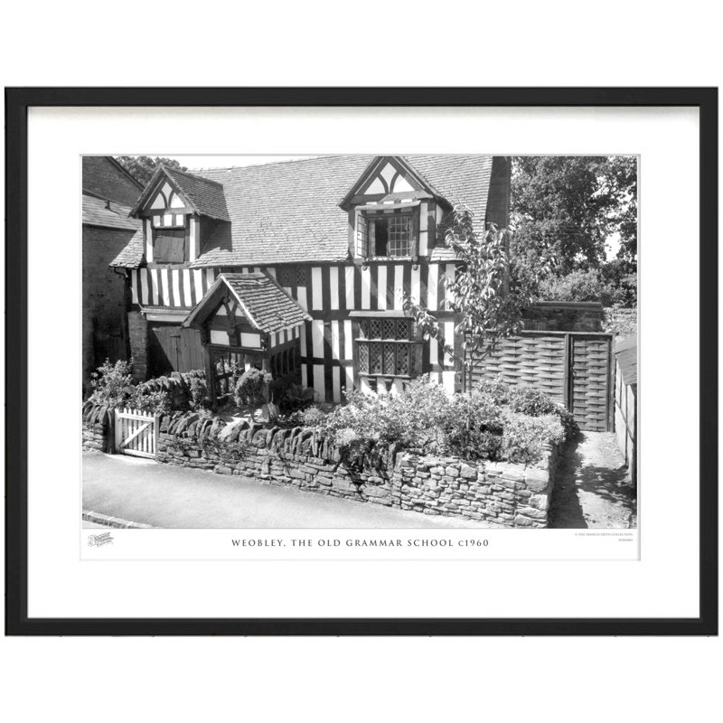 Weobley, The Old Grammar School C1960 by Francis Frith - Single Picture Frame Print, 28cm H x 36cm W x 2.3cm D