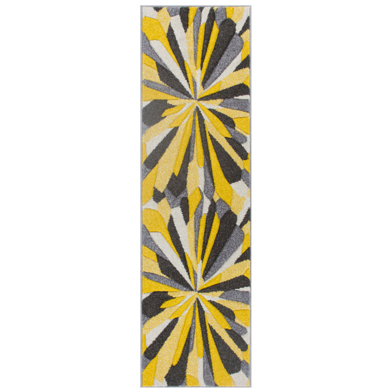 Galiano Abstract Area Rug, Runner 60 x 230cm
