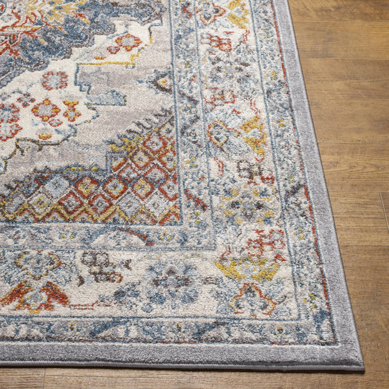 Tapis oriental gris Kucera Flatiron, Rectangulaire : 12 pi x 15 pi