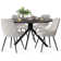 Audna 4 - Person Pedestal Dining Set