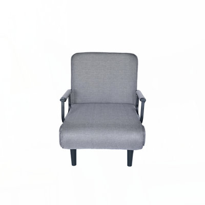Chaise pliante grise