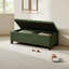 Banc de rangement avec repose-pieds Retro Green-129159704