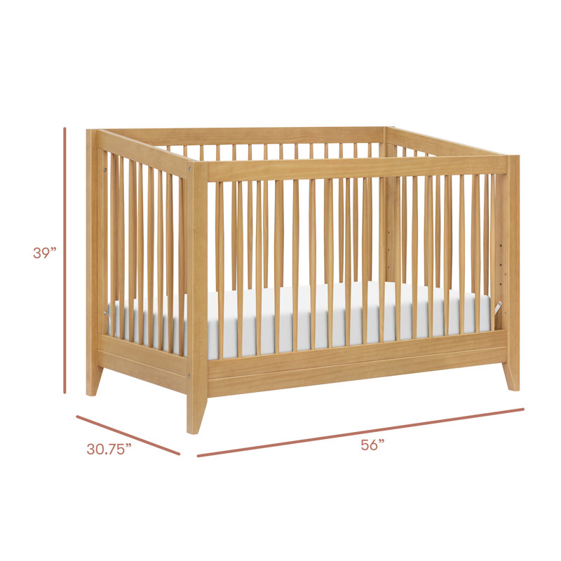 Sprout 4-in-1 Convertible Crib, Honey