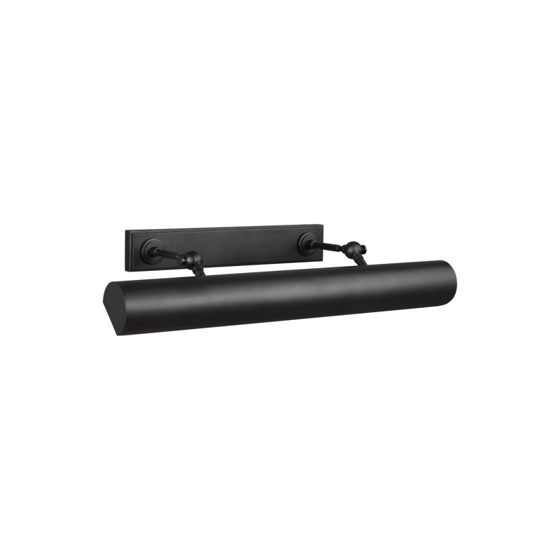 Lampe pour tableau Mendee, Noir, H 2,38 po x l 24 po x P 10,3 po
