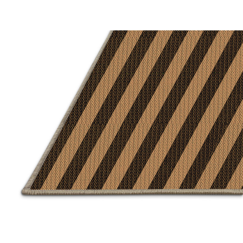 Tapis 100% à motifs lavables à la machine 2989 Pat2310 Org, Rectangle 5 pi x 7 pi