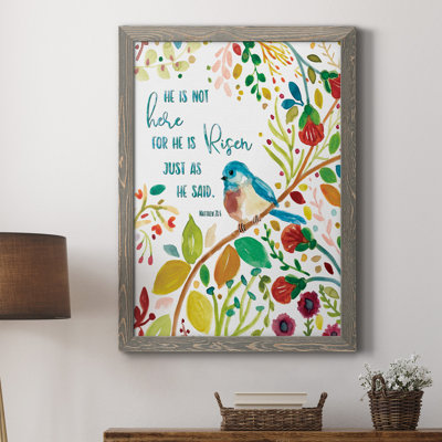 He Is Risen - Peinture sur toile encadrée