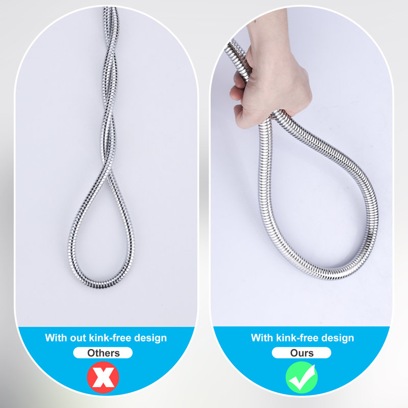 Premium Stainless Steel Shower Hose With Durable Construction For Reliable Water Flow